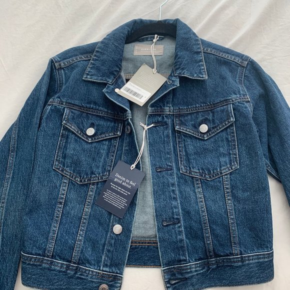 Everlane Cropped Denim Jacket - Picture 3 of 3